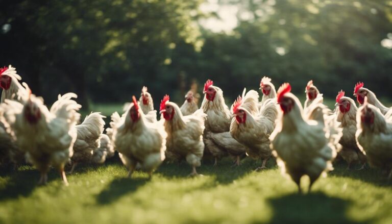 american farmer raises chickens