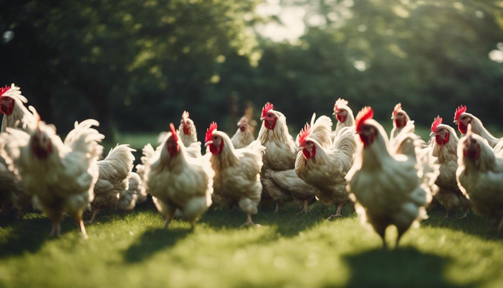 american farmer raises chickens