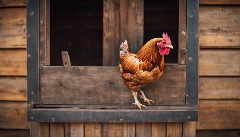 chicken coop door size