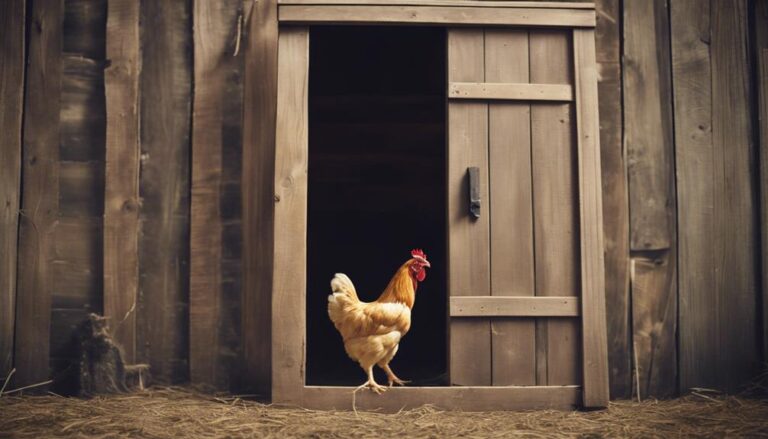 chicken coop door size