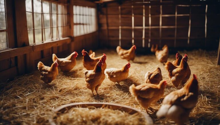cozy straw for chickens