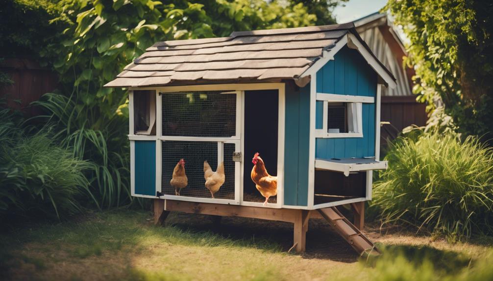 elevated chicken coop design