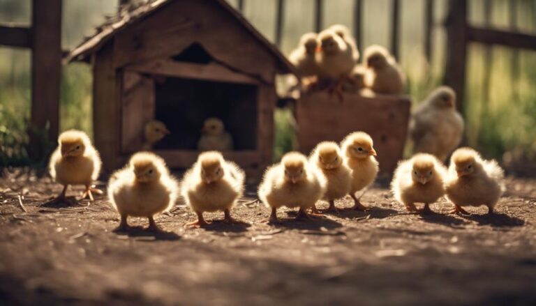 moving chicks outside safely