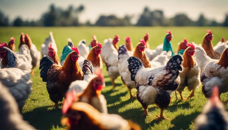 poultry farm raising brahma chickens