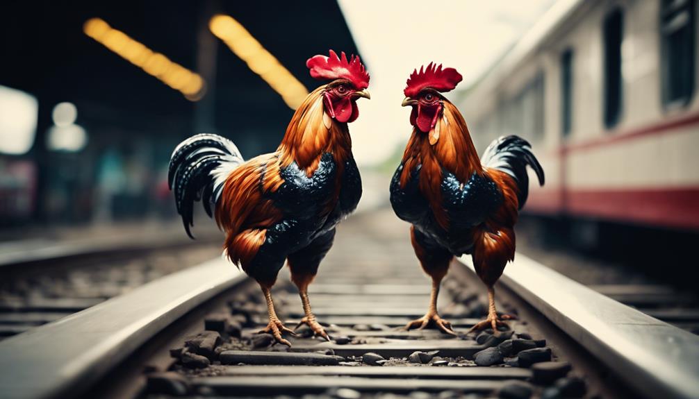 train roosters to coexist