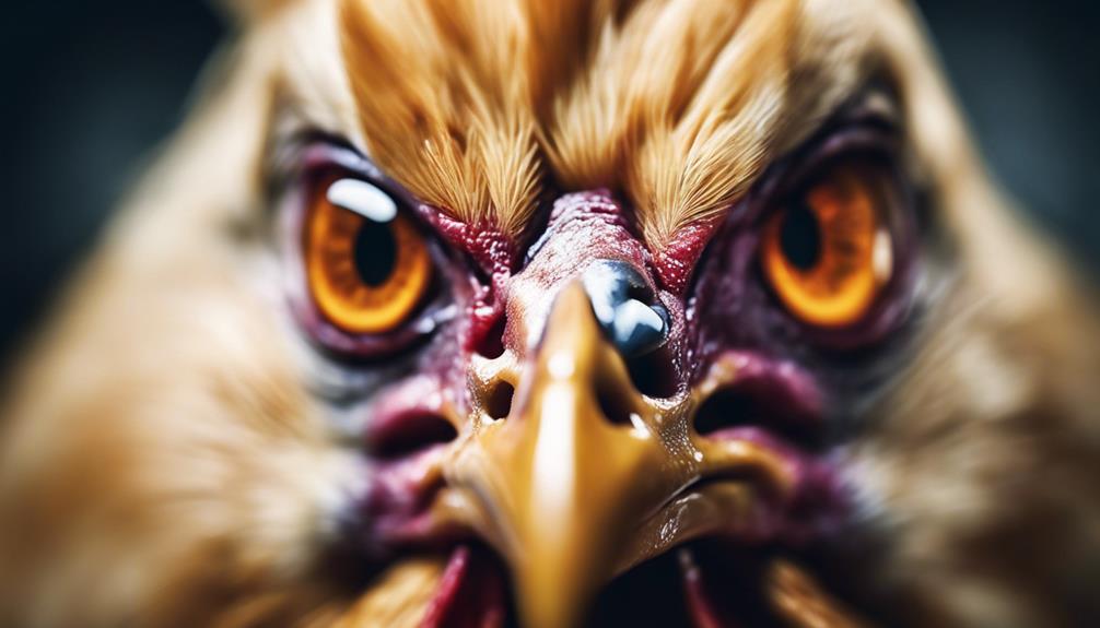 visual signals in chickens