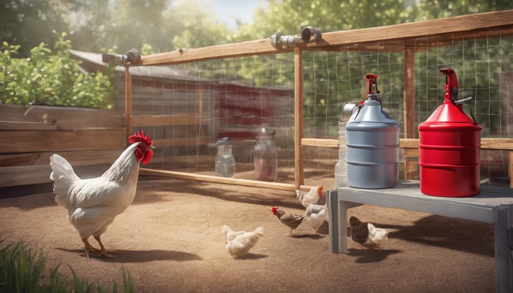 efficient chicken waterer design