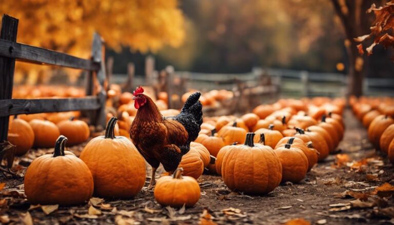 pumpkin treat for chickens